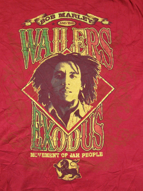 USA■激レア■90s BOB MARLEY Tシャツ S RED ボブマーリー ビンテージ ZION