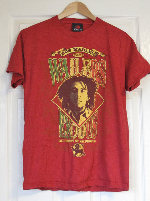 USA■激レア■90s BOB MARLEY Tシャツ S RED ボブマーリー ビンテージ ZION