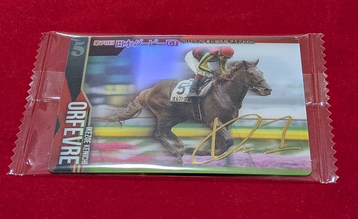 競馬貴重なレアカード サラブレッドホースコレクション オルフェーヴル レア 第2R 池添