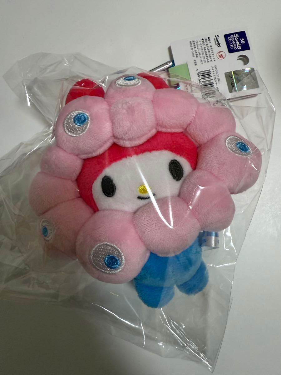 ミャクミャク サンリオ 万博会場限定カラビナ付きマスコット コンプリートセット ミャクミャク サンリオ 万博会場限定 カラビナ付きマスコット 4