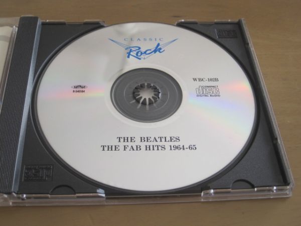 国内盤CD ザ・ビートルズ The Beatles The Fab Hits 1964-65 WBC-102B　ベスト　BEST_画像4