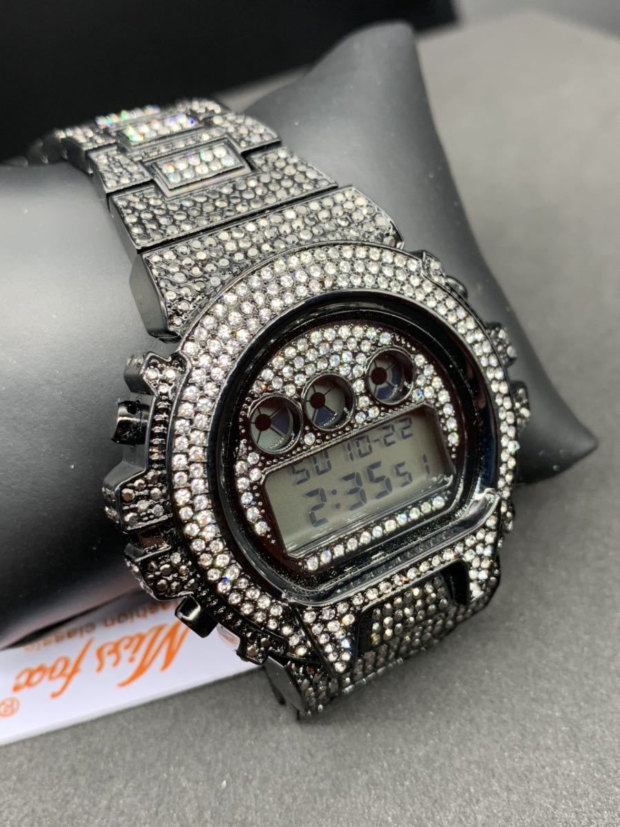 漆黒 ブラック ブリンブリン ウォッチ 腕時計 MISSFOX ジルコニア｜PayPayフリマ