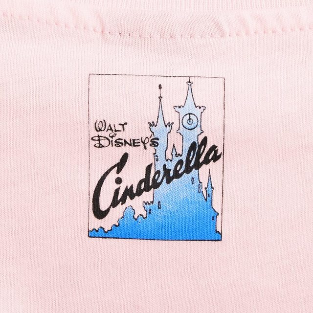 GUグラフィックT(5分袖)Disney2Y+E　大型店限定　シンデレラ　Lサイズ　ピンク