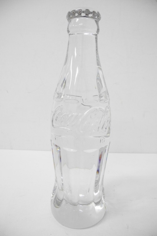 品質が完璧 コカ・コーラ Coca-Cola ガラス 透明♪AC4126 クリア 非売品 ボトル コカ・コーラ