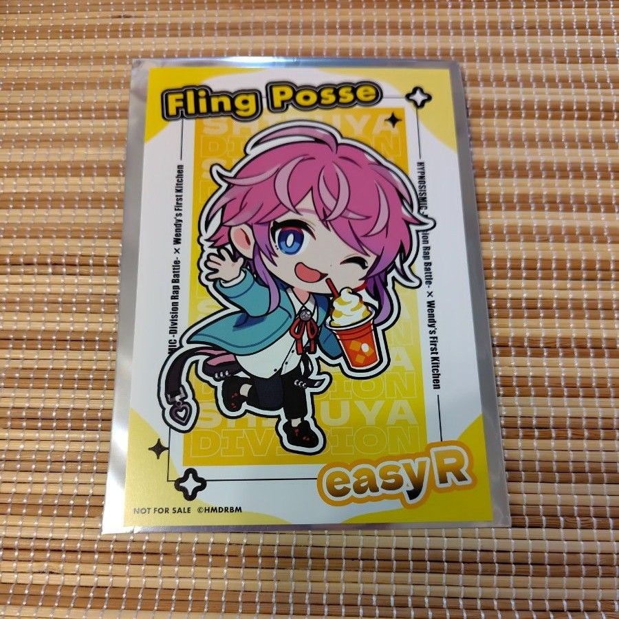ヒプノシスマイク　ウェンディーズコラボポストカード　ゆうパケットポスト配送