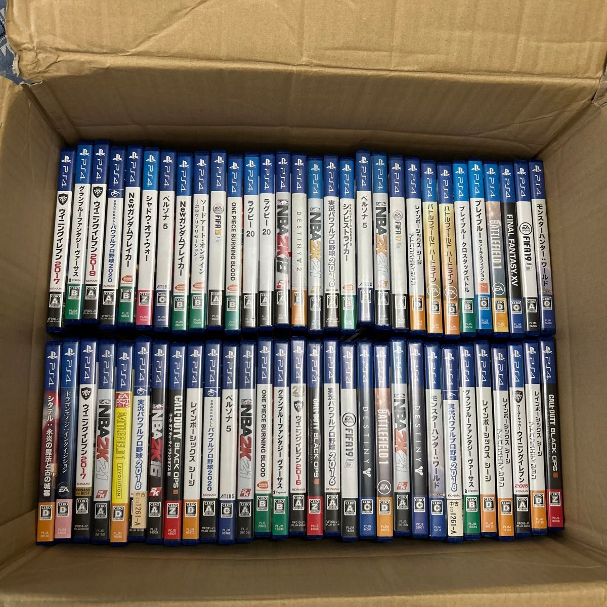 プレ4ソフトまとめ売り PS4ソフト94枚まとめ売り|Yahoo!フリマ(旧PayPayフリマ)