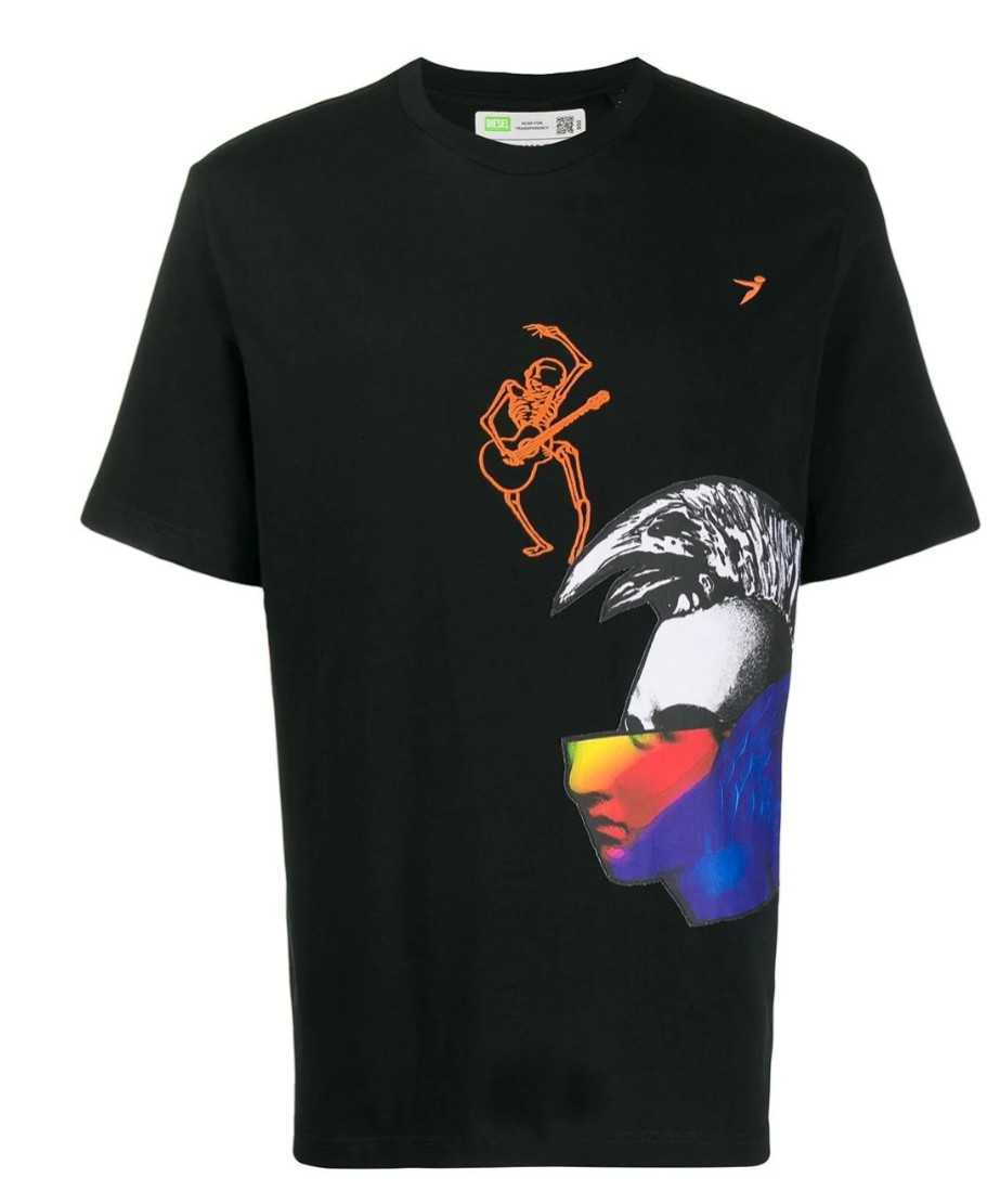 DIESEL 55dsl 再構築 即完売品 レア 半袖Tシャツ DIESEL コラボ限定 T