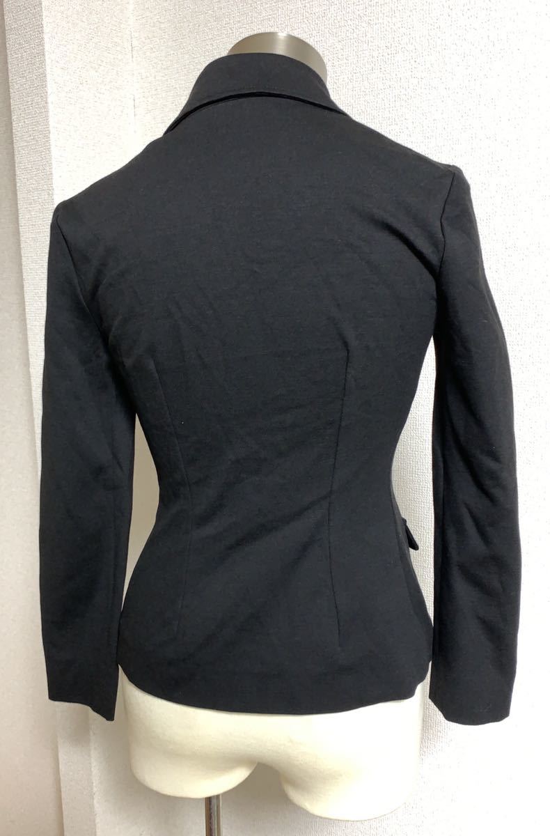  Paola Frani PF jersey - jacket 38 black Italy made 