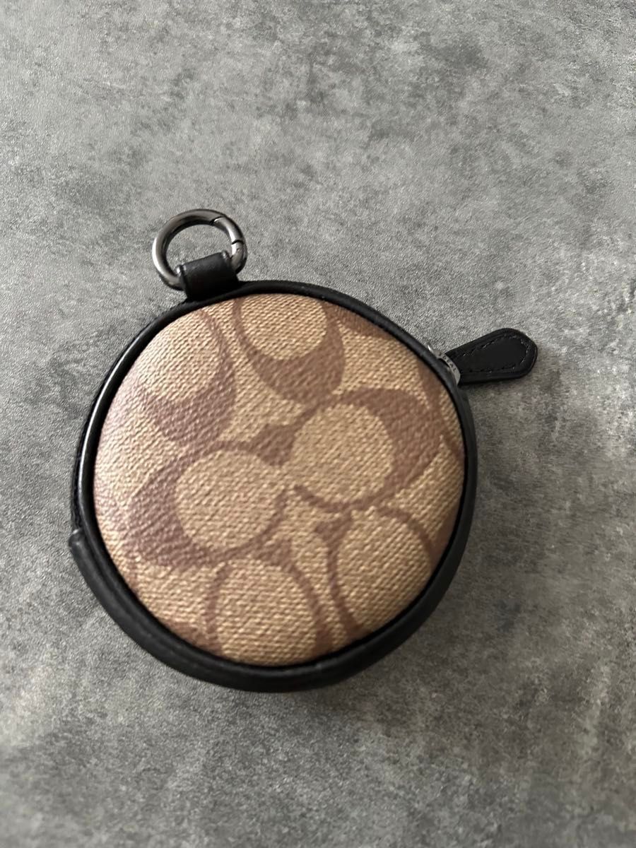 正規品 コーチ Coach コインケース ラウンド シグネチャー フック 美品 美品 コーチ コインケース 丸型 シグネチャー|Yahoo!フリマ(旧