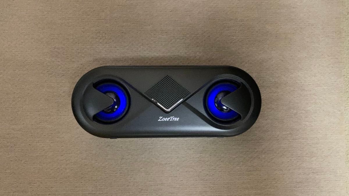ZoeeTree S8 ポータブルBluetoothスピーカー ブラック