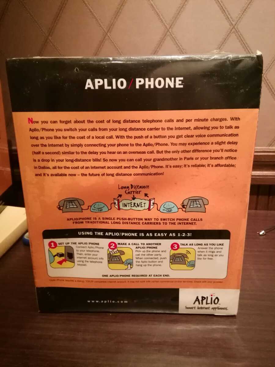 新品未開封　APLIO/PHONE(インターネット電話)_画像3