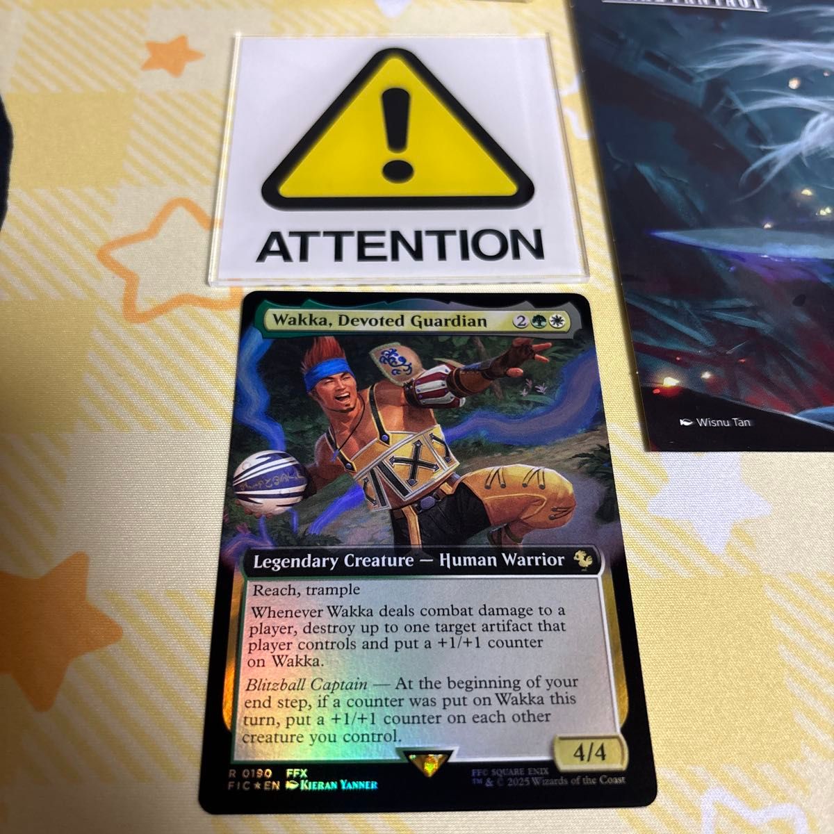 敬虔なガード、ワッカ 拡張foil フルアート 英語版 MTG マジックザギャザリング 英語 敬虔なガード ワッカ/Wakka