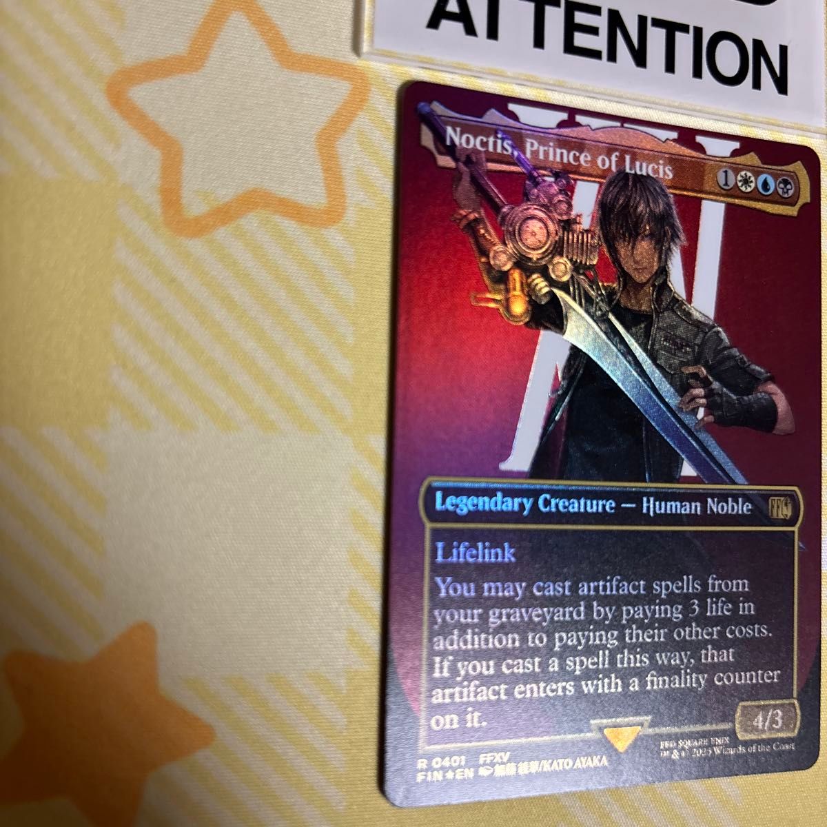マジックザギャザリング ノクティス MTG マジックザギャザリング 英語 FF ルシスの王子 ノクティス