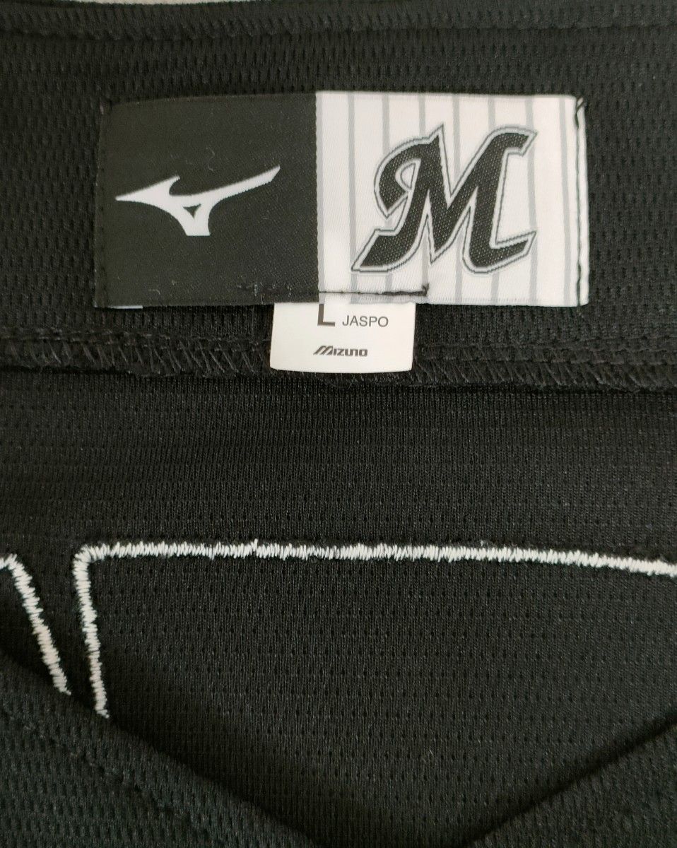 【新品未使用】千葉ロッテマリーンズ/藤原恭大ブラックサマーユニフォーム　Lサイズ 未着用】千葉ロッテマリーンズ 藤原恭大 ブラックサマー