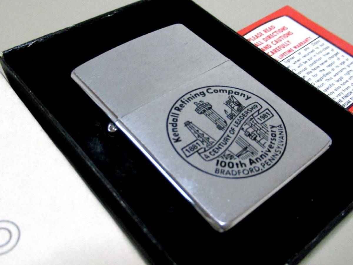 Zippo 1980年 Kendall MOTOR OIL 100th Anniversary／ケンドール 創業100周年記念