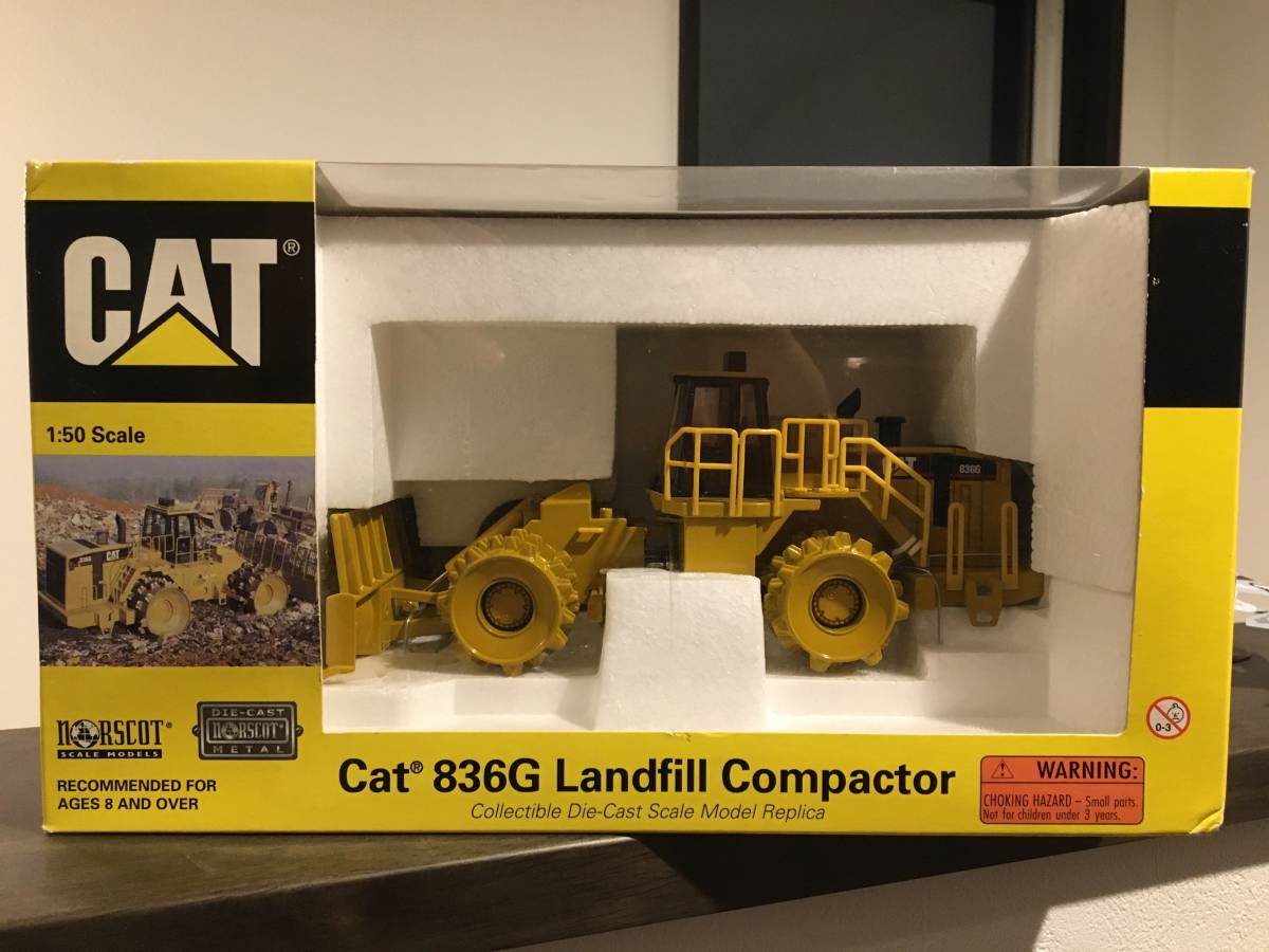 激安直営店 ノースコット NORSCOT CAT ダイキャストモデル 1:50 836G 建設車両、作業車 激安直営店 ノースコット NORSCOT CAT ダイキャストモデル 1:50 836G 建設車両、作業車