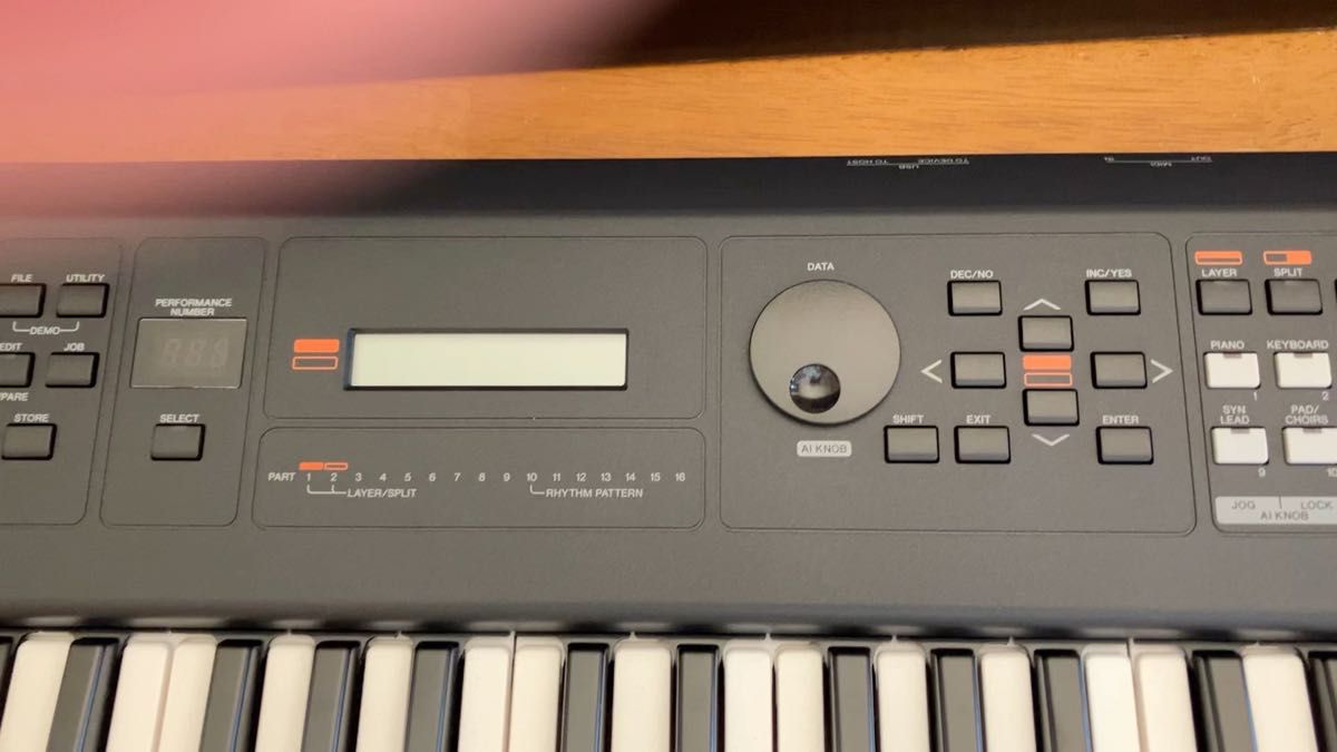 【未使用に近い】YAMAHA MX49 BK ヤマハ 49鍵シンセサイザー + 純正ケース セット