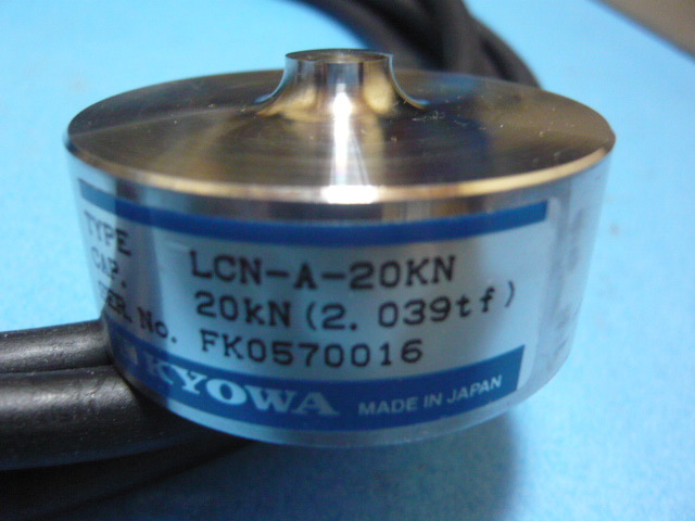 20kN 2000kgf KYOWA 小型圧縮型ロードセル LCN-A-20KN ロードセル 共和電業(基準器、ゲージ)｜売買された