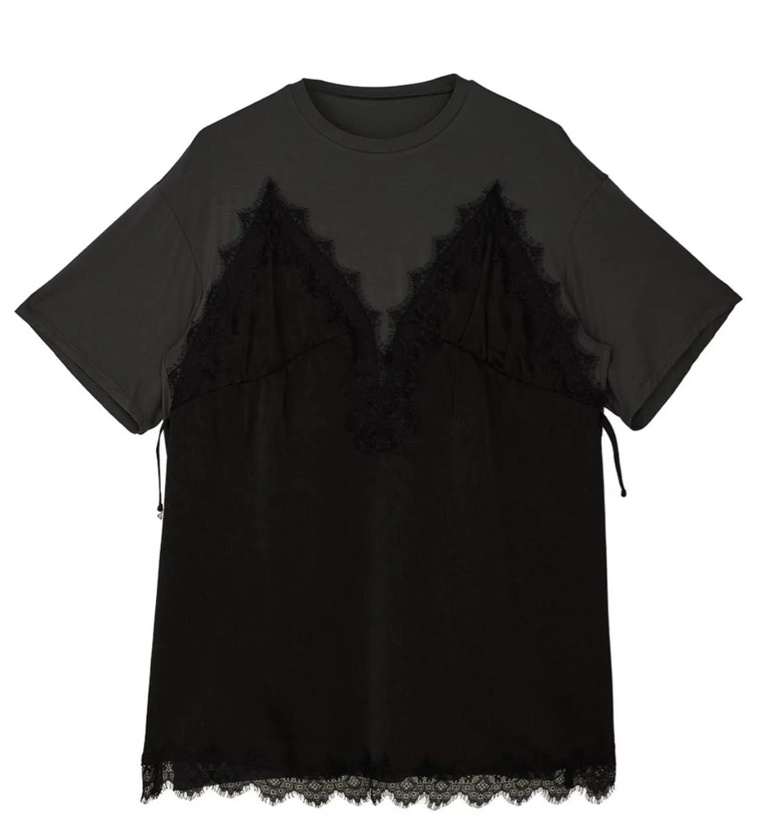 h*様 MEDI SATIN DOCKING TUNIC TEE ブラック MEDI SATIN DOCKING TUNIC TEE|Yahoo!フリマ(旧PayPayフリマ)