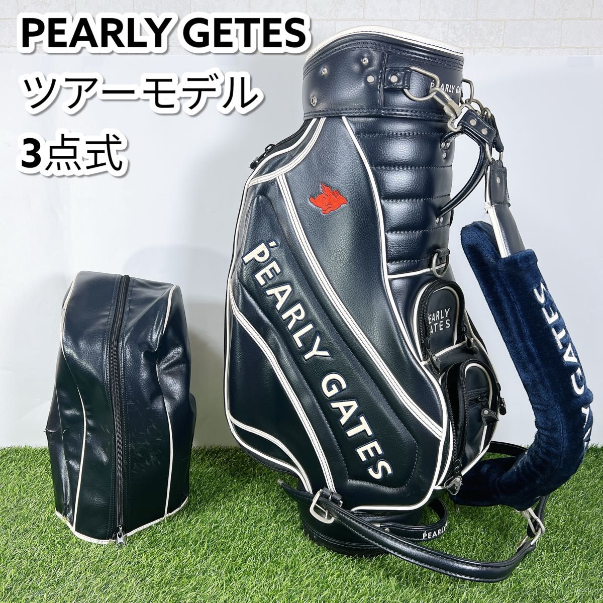 パーリーゲイツ PEARLY GATES キャディバック 6分割 ツアーモデル PEARLY GATES パーリーゲイツ ゴルフ キャディバッグ 3点式 6