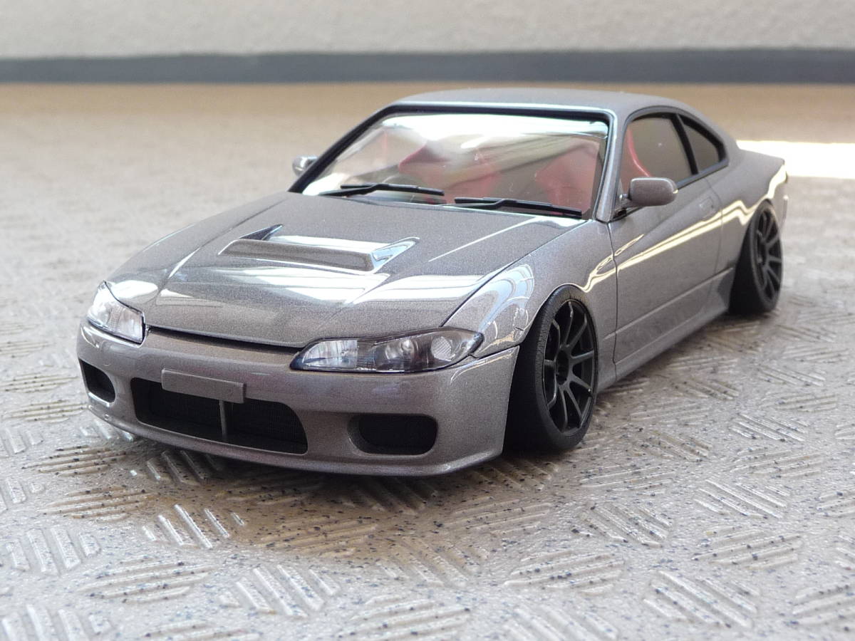 1/24 アオシマ　日産　ニッサン　S15　シルビア　完成品　ドリフト　カスタム_画像1