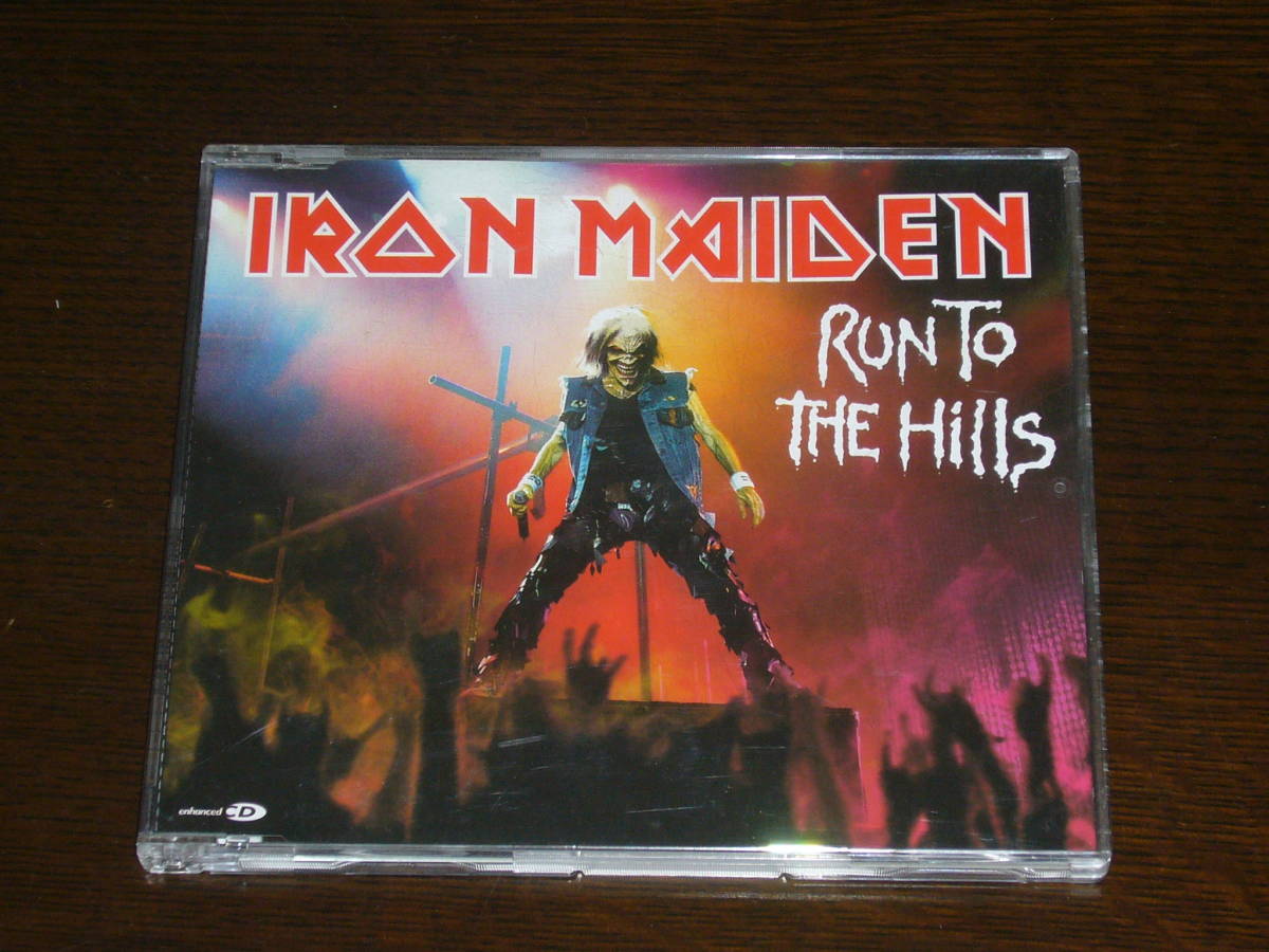 中古　輸入盤　CD Single 2枚セット　Iron Maiden Run To The Hills_画像4