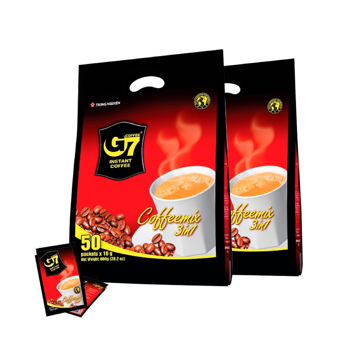 G7ベトナムコーヒー　カフェオレ　正規品　　50袋× 2個