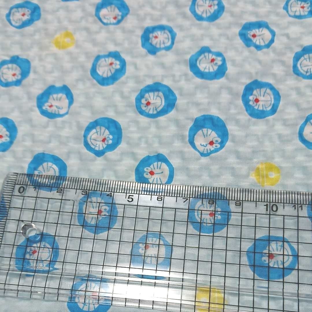 Paypayフリマ ドラえもん リップル 生地 はぎれ ブルー 約53 50 Paypayフリマ ドラえもん リップル 生地 はぎれ ブルー 約53 50