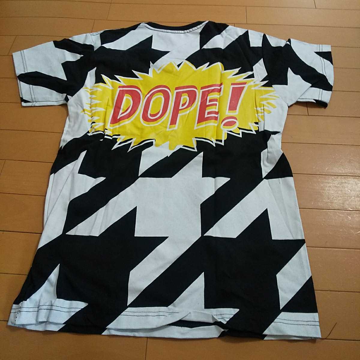 新品同様　DOPE 総柄Tシャツヒップホップ　HIPHOP_画像3