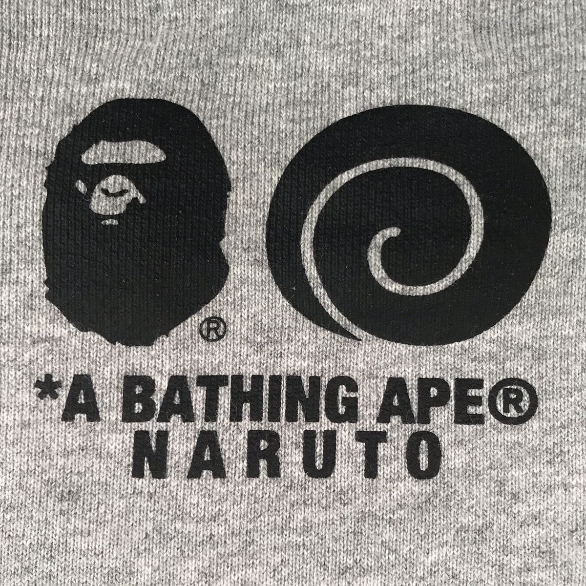 ★激レア★ NARUTO × BAPE ape head 長袖スウェット Mサイズ a bathing ape baby milo ナルト エイプ ベイプ アベイシングエイプ マイロ_画像7