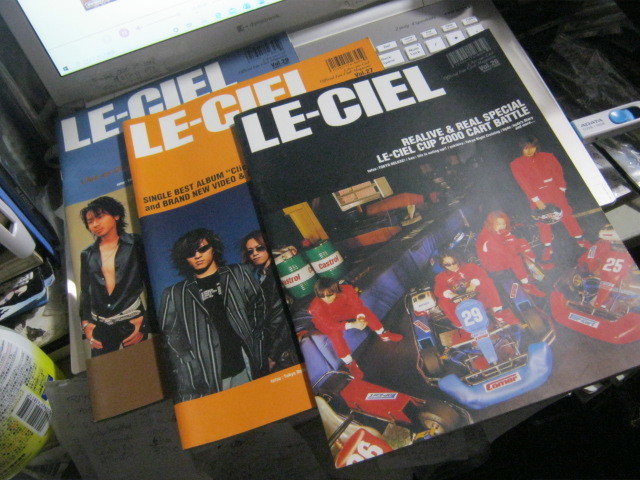 L*Arc~en~Ciel L'Arc-en-Ciel / LE-CIEL VOL.26,27,28 FC bulletin 3 pcs. set hyde tetsu ken VAMPS