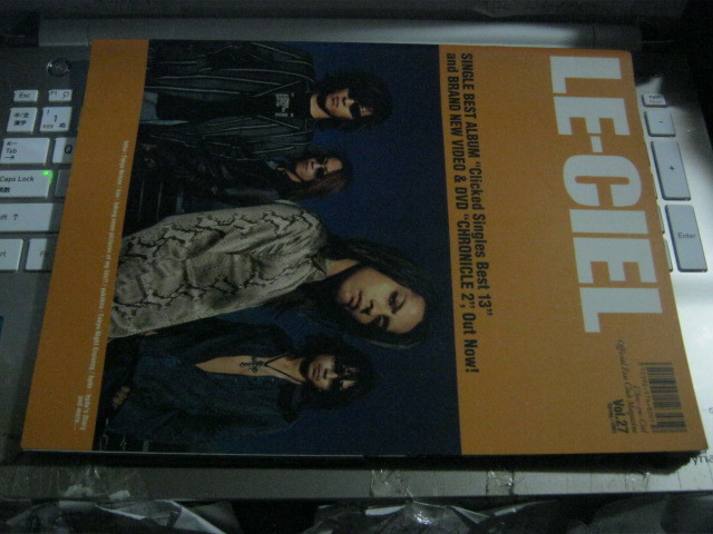 L*Arc~en~Ciel L'Arc-en-Ciel / LE-CIEL VOL.26,27,28 FC bulletin 3 pcs. set hyde tetsu ken VAMPS