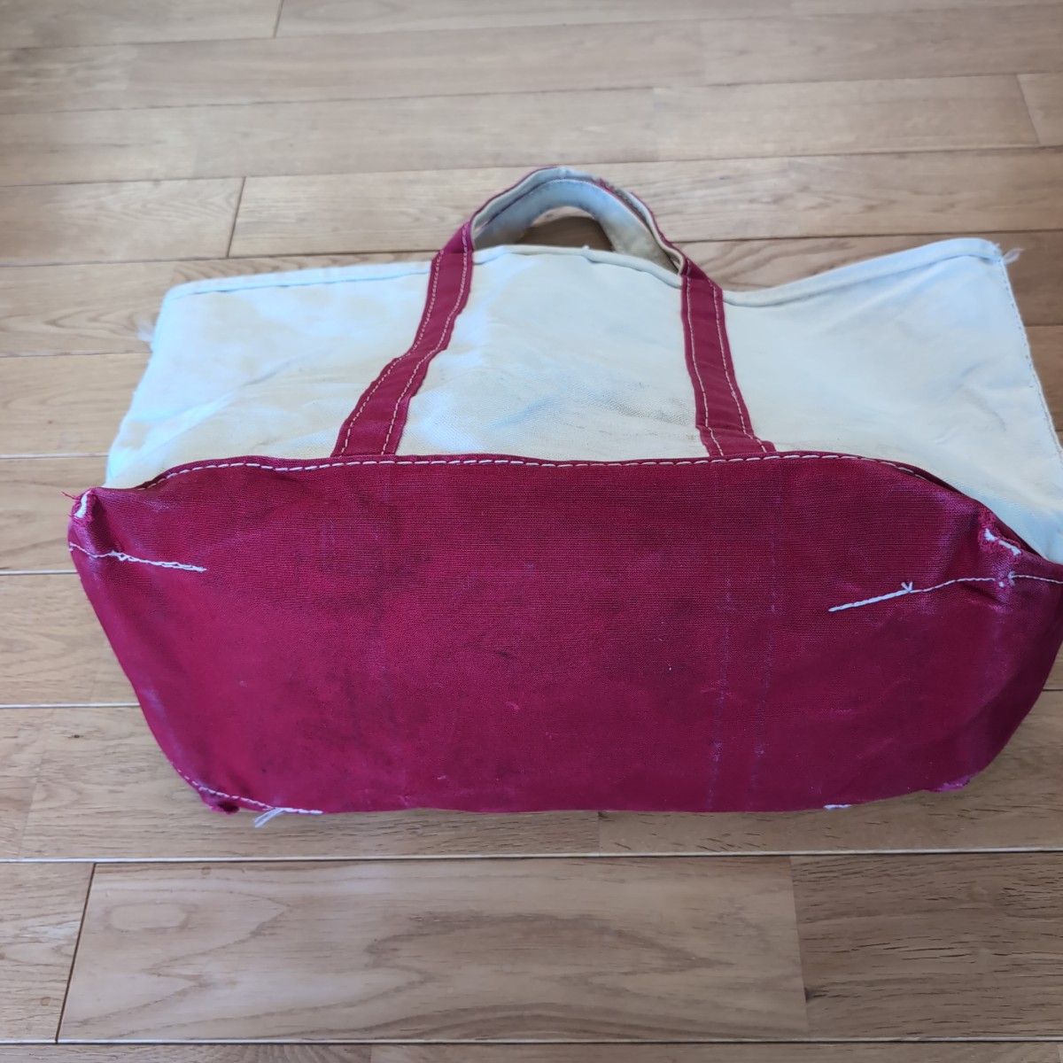 80s ヴィンテージL.L.Bean ギザタグ 2色タグ トートバッグ Lサイズ 80s ヴィンテージL L Bean ギザタグ 2色タグ トートバッグ L