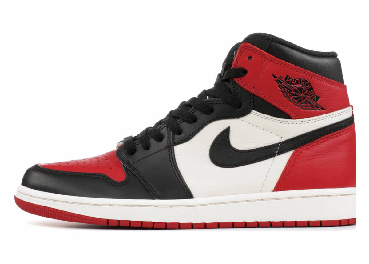国内正規品 黒タグ付き 未使用 NIKE AIR JORDAN 1 RETRO HIGH OG BRED