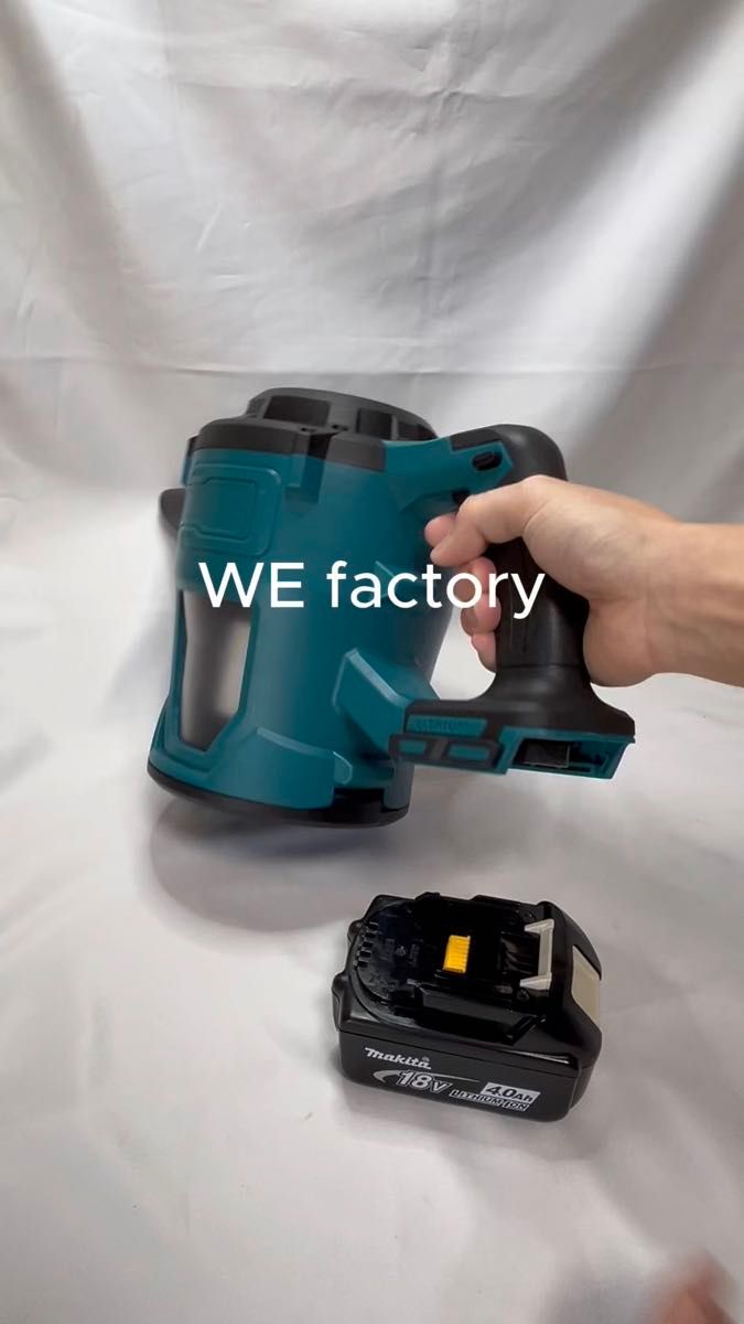 WE factory 18V 充電式コンパクト集塵機 HC002 マキタ互換 mv