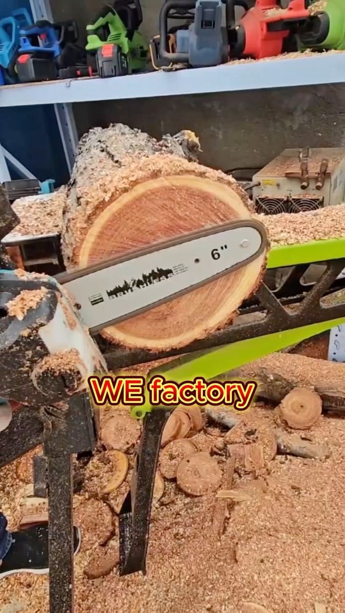 WE factory 18V 充電式ミニチェーンソー 150mm マキタバッテリー対応 ブラシレスモーター