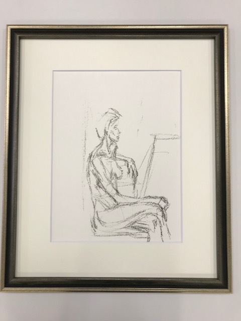 【特価】　≪　　アルベルト・ジャコメッティ　　≫　　オリジナルリトグラフ【石版画】　Ⅱ　　1961年　　ALBERTO GIACOMETTI