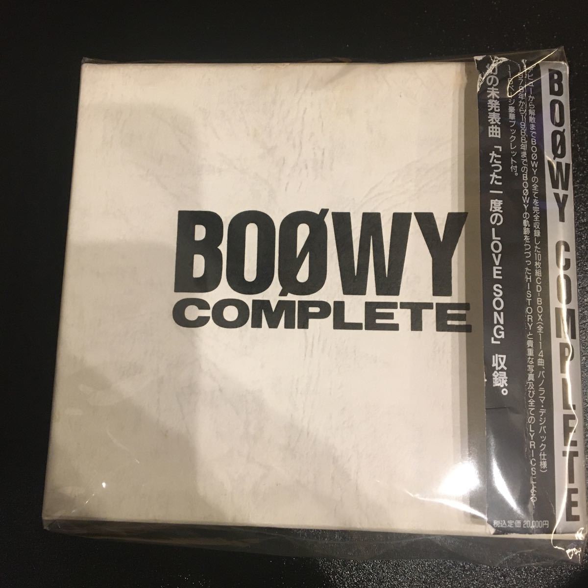 Yahoo!オークション - BOOWY COMPLETE BOΦWY コンプリート 帯