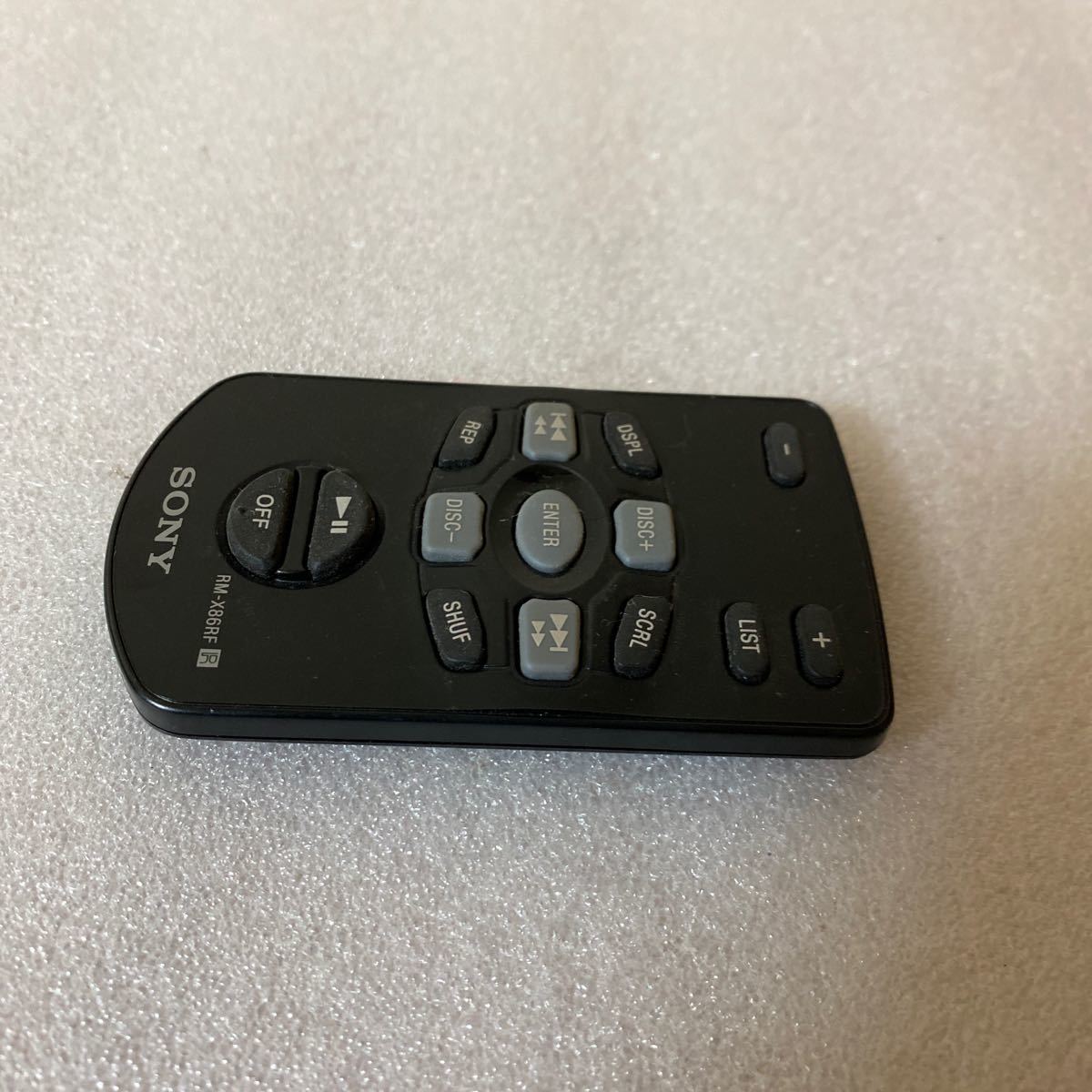 SONY remote control RM-X86RF operation not yet verification Junk free shipping 