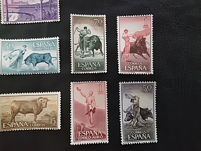 ヤフオク No 24 外国切手 スペイン 1960年 闘牛 16点ま