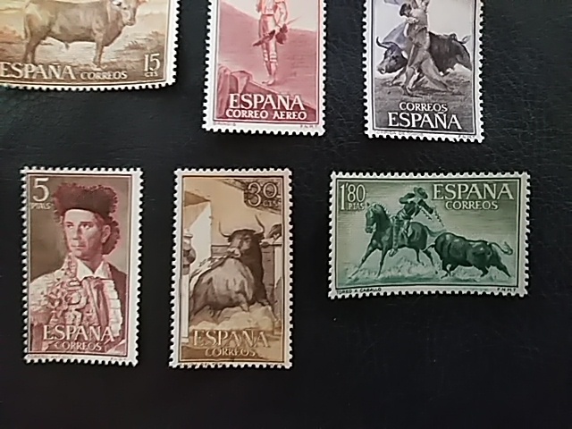 ヤフオク No 24 外国切手 スペイン 1960年 闘牛 16点ま