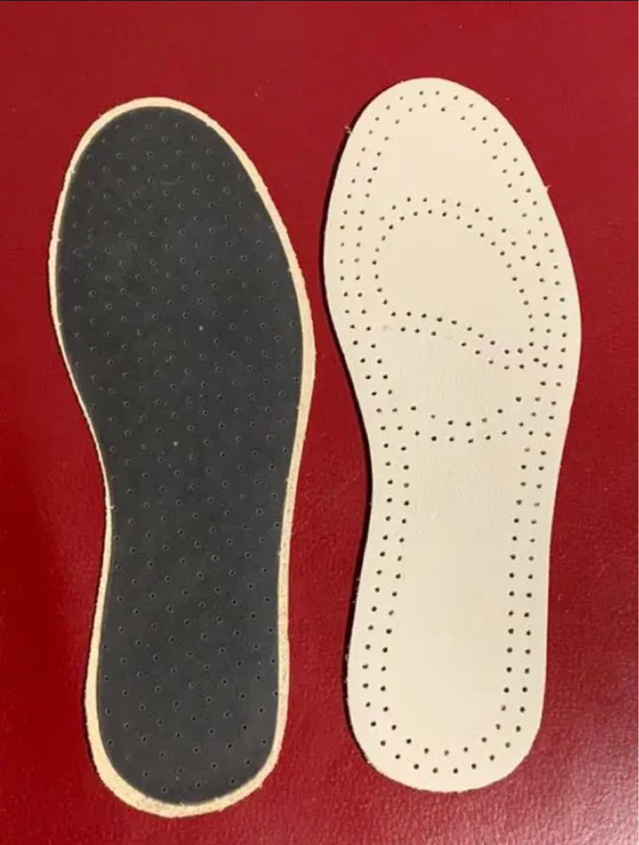 レディース　パンプス　靴中敷　２足　インソール本革　クッション付き通気革靴