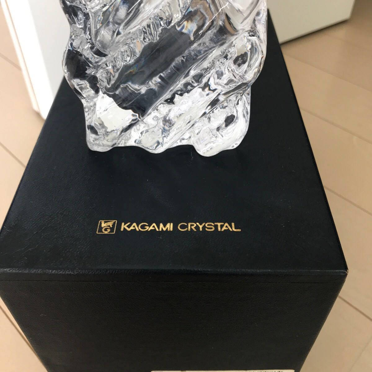 カガミクリスタル  KAGAMICRYSTAL 花瓶　フラワーベース