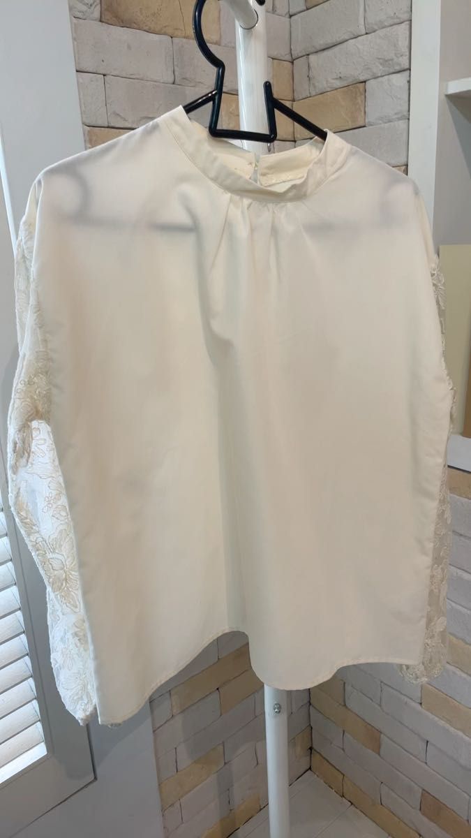 長袖ブラウス シフォンブラウス シースルーブラウス リボンブラウス ハイネックブラウス シフォンブラウス 清楚 上品 婚活 未使用