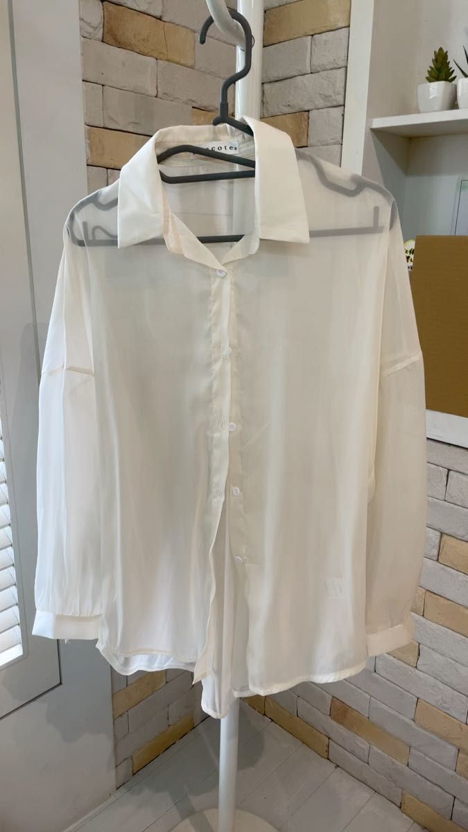長袖ブラウス シフォンブラウス シースルーブラウス リボンブラウス ハイネックブラウス ブラウス上品清楚 ブラウス婚活 未使用