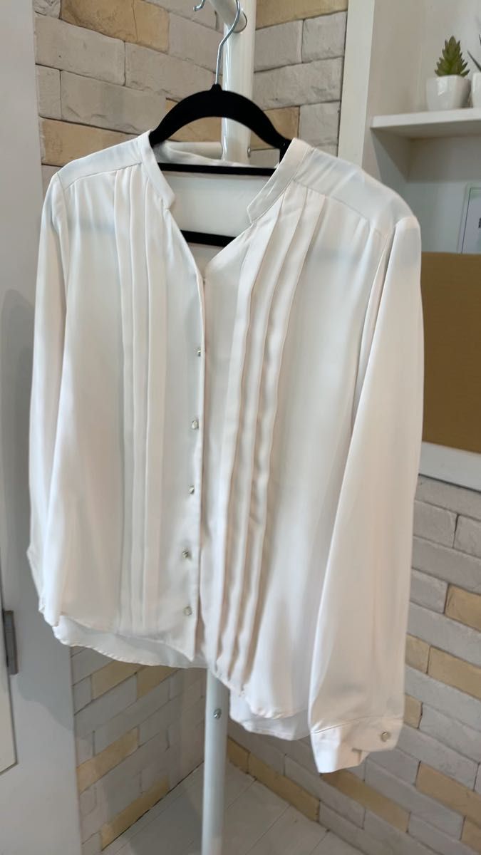 長袖ブラウス シフォンブラウス シースルーブラウス リボンブラウス ハイネックブラウス シフォンブラウス 清楚 上品 婚活 未使用