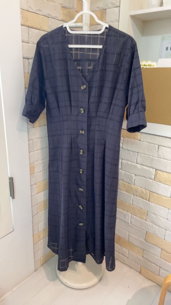 ロングワンピース ロングシャツ ロングカーディガン ワンピース半袖 春夏ワンピース ロングワンピース春夏 春夏カーディガン 未使用