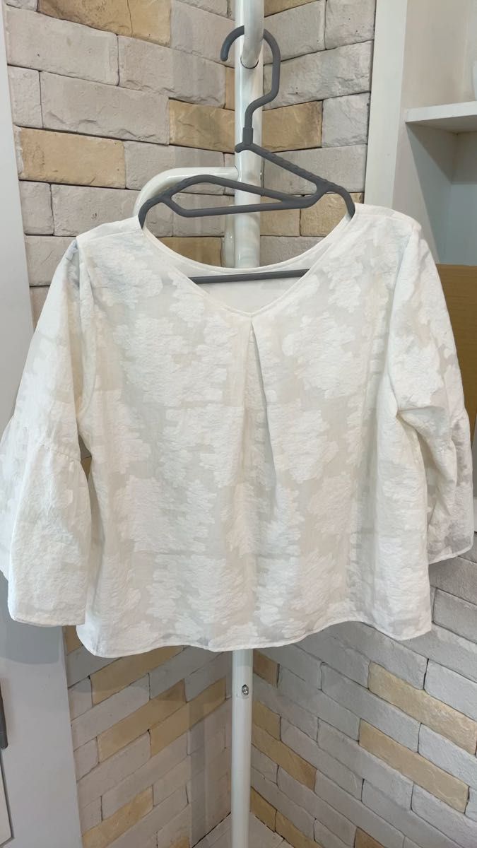 長袖ブラウス シフォンブラウス シースルーブラウス リボンブラウス ハイネックブラウス ブラウス上品清楚 ブラウス婚活 未使用