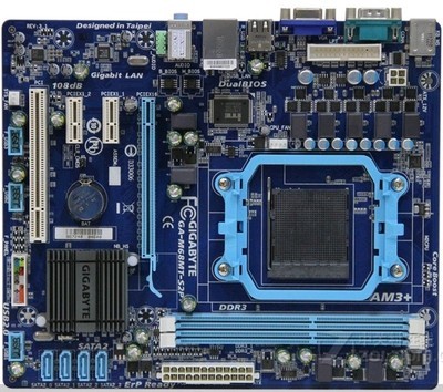美品 GIGABYTE GA-M68MT-S2P マザーボード NVIDIA GeForce 7025/nForce 630a Socket AM3 Micro ATX DDR3