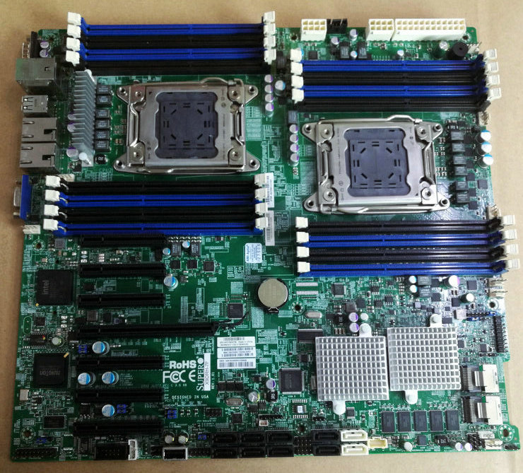 待望☆】 E5-2600 Xeon 2011 LGA C602 Intel マザーボード X9DRH-7F